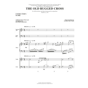 The Old Rugged Cross - Conductor Score (Full Score)