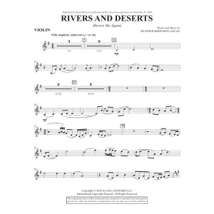 Rivers And Deserts (Revive Me Again) - Violin
