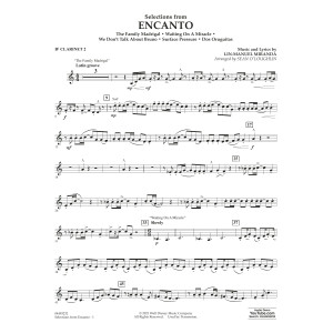 Selections from Encanto (arr. Sean O'Loughlin) - Bb Clarinet 2