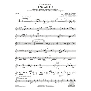 Selections from Encanto (arr. Sean O'Loughlin) - F Horn 1