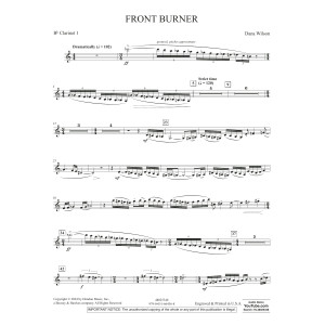 Front Burner - Bb Clarinet 1