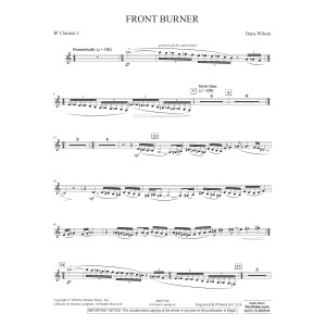Front Burner - Bb Clarinet 2