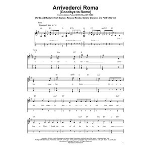 Arrivederci Roma (Goodbye To Rome)