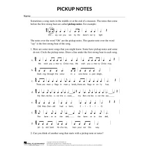 Pickup Notes