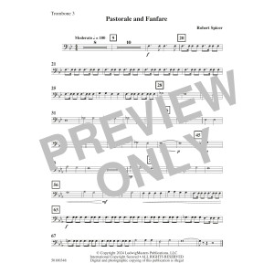 Pastorale and Fanfare - Trombone 3