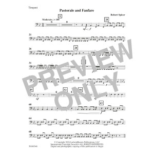 Pastorale and Fanfare - Timpani