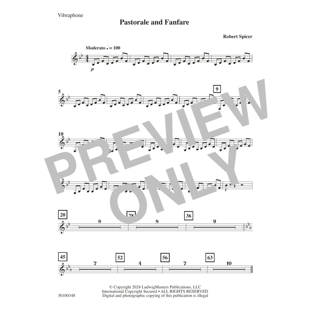 Pastorale and Fanfare - Vibraphone