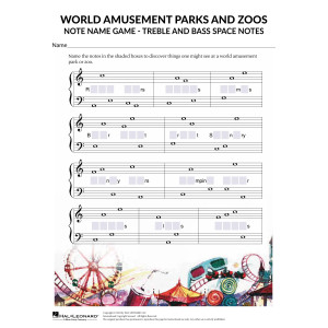 Treble and Bass Space Notes