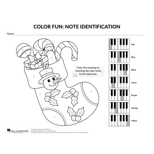 Color by Note: Stocking