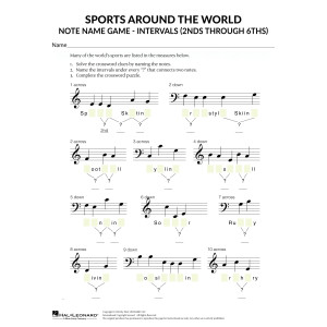 Intervals - 2nds Through 6ths