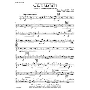 AEF March (arr. Loras John Schissel) - Clarinet 3