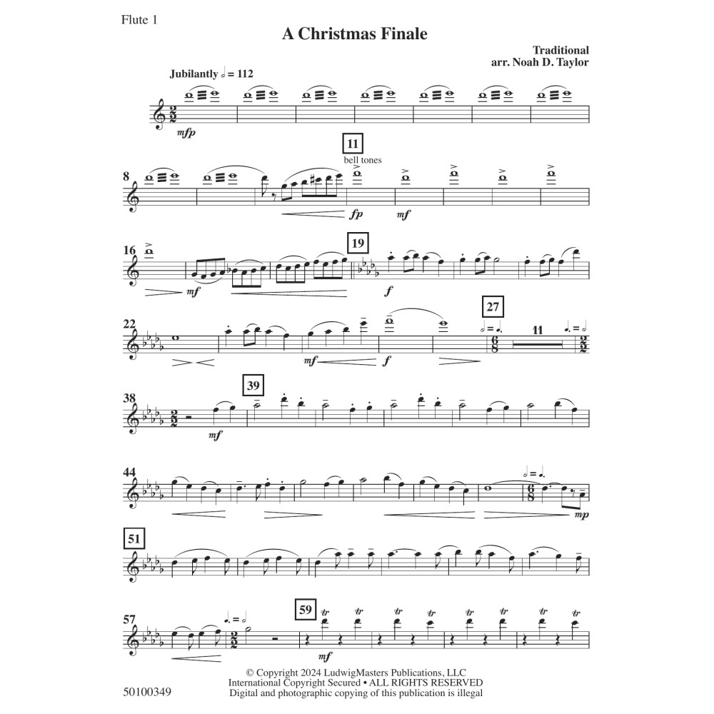 A Christmas Finale - Flute 1