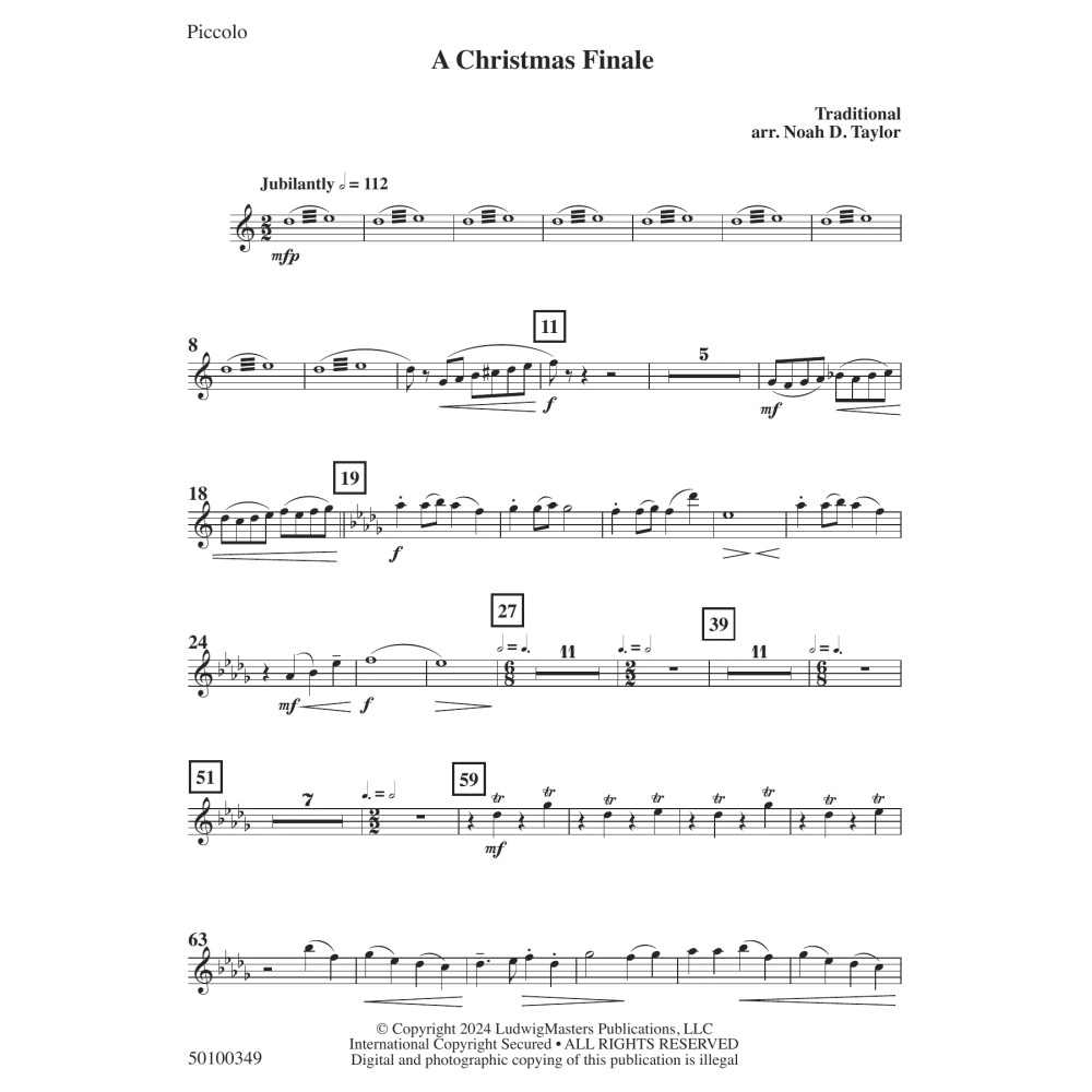 A Christmas Finale - Piccolo