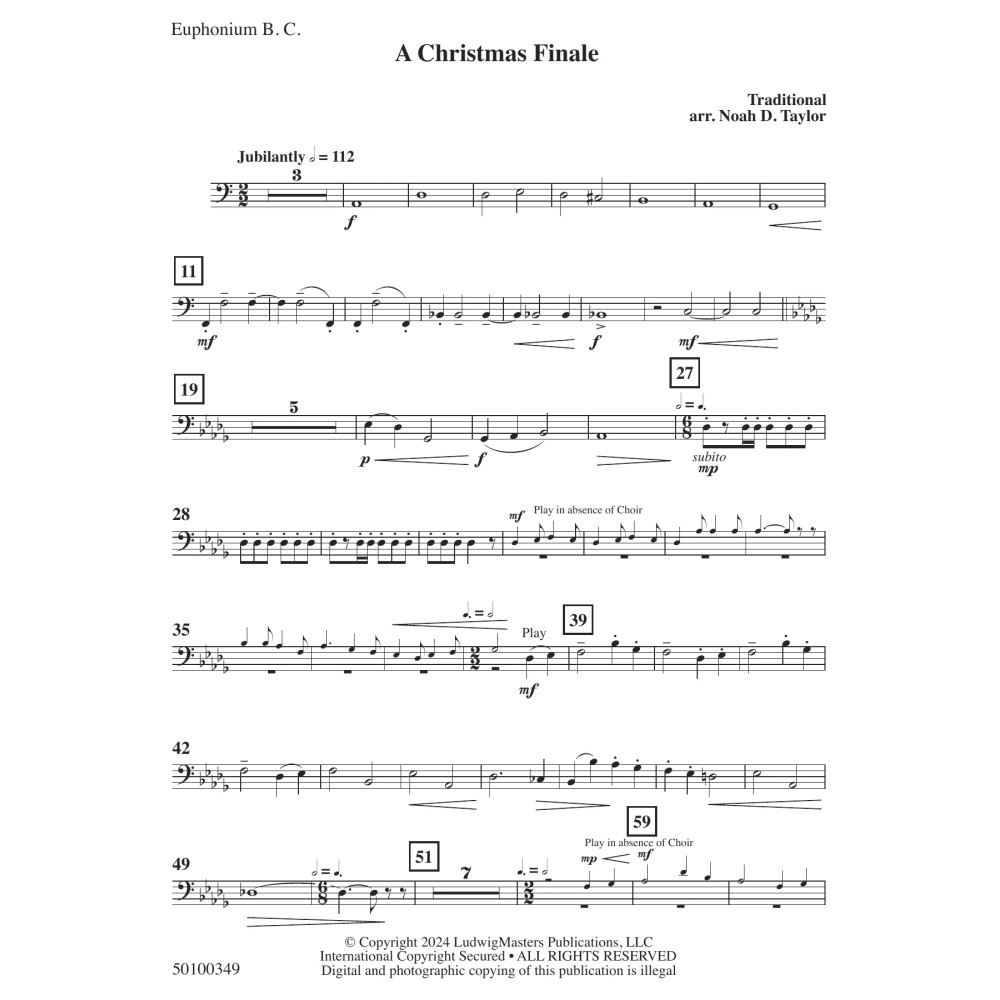 A Christmas Finale - Euphonium BC