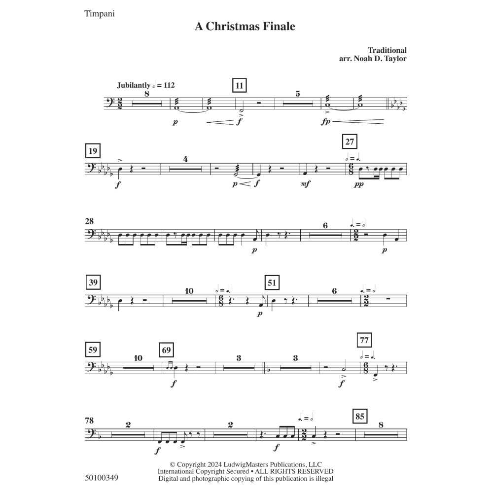 A Christmas Finale - Timpani