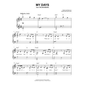 My Days (from The Notebook)