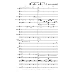 Christus Natus Est - Full Score