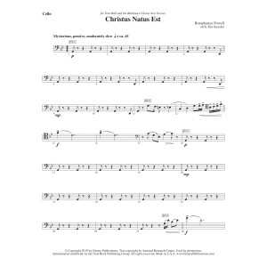 Christus Natus Est - Cello