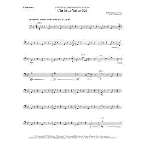 Christus Natus Est - Contrabass
