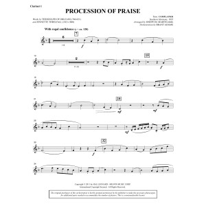 Procession Of Praise - Bb Clarinet 1