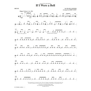 If I Were A Bell (from Guys and Dolls) (arr. Kirby Shaw) - Drums