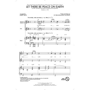 Let There Be Peace On Earth (arr. Kirby Shaw)