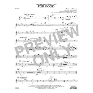For Good (from Wicked) (arr. Michael Brown) - Flute
