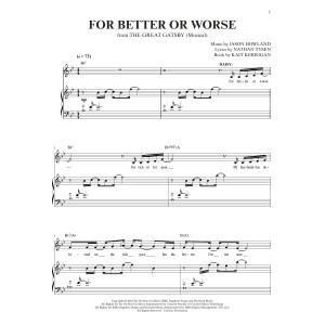 For Better Or Worse (from The Great Gatsby)