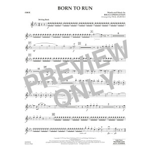 Born To Run (arr. Paul Murtha) - Oboe