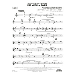 Die With A Smile (arr. Paul Murtha) - Alto Sax 1