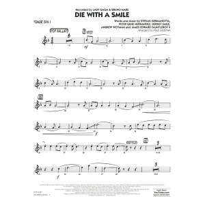 Die With A Smile (arr. Paul Murtha) - Tenor Sax 1