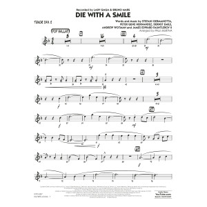 Die With A Smile (arr. Paul Murtha) - Tenor Sax 2