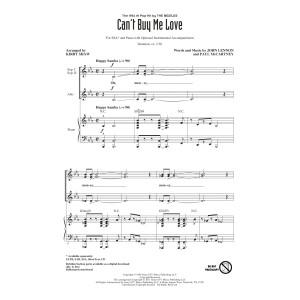 Can't Buy Me Love (arr. Kirby Shaw)