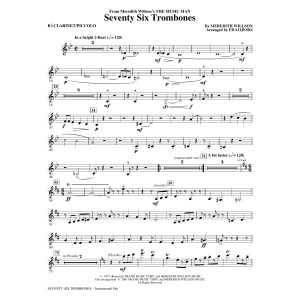 Seventy Six Trombones (arr. Ed Lojeski) - Clarinet/Piccolo
