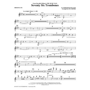 Seventy Six Trombones (arr. Ed Lojeski) - Flute/Oboe