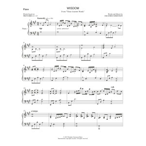 Wisdom - Piano