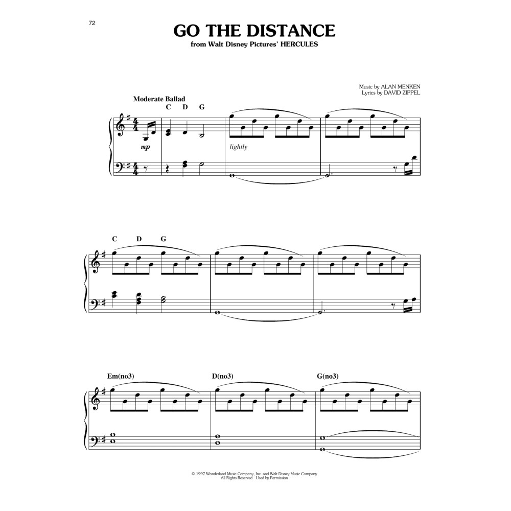 Go The Distance (from Hercules)