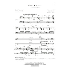 Sing A Song (arr. Paul Langford)