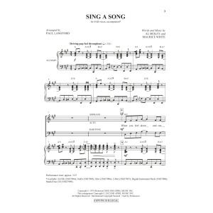 Sing A Song (arr. Paul Langford)