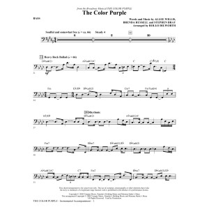 The Color Purple (arr. Rollo Dilworth) - Bass