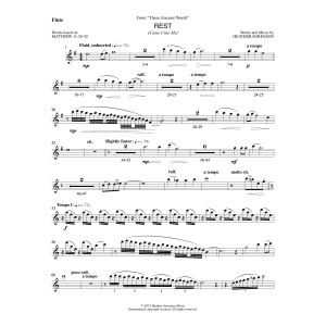 Rest (from These Ancient Words) - Flute