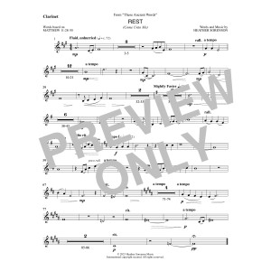 Rest (from These Ancient Words) - Bb Clarinet