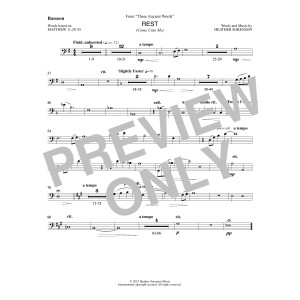 Rest (from These Ancient Words) - Bassoon