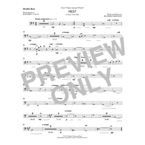 Rest (from These Ancient Words) - Double Bass