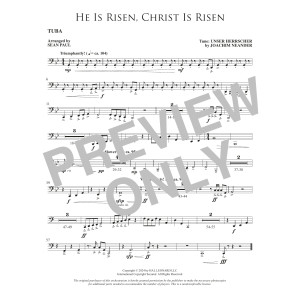He Is Risen, Christ Is Risen (arr. Sean Paul) - Tuba