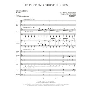 He Is Risen, Christ Is Risen (arr. Sean Paul) - Full Score