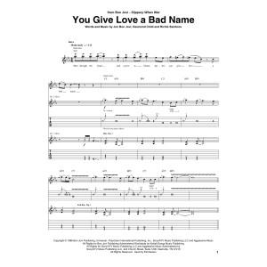 You Give Love A Bad Name