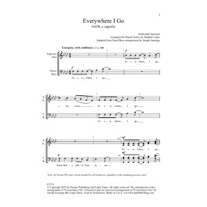 Everywhere I Go (arr. Stephen Coker)