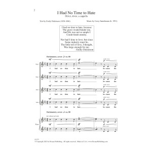 I Had No Time To Hate