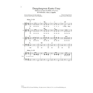 Dungdungwen Kanto Unay (arr. George Gemora Hernandez)